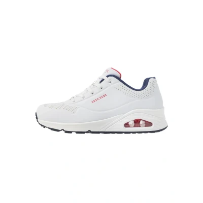 Bild av Skechers Sport UNO Sneakers, Storlek: 35.5, White/navy/red Förstklassig skinnimitation