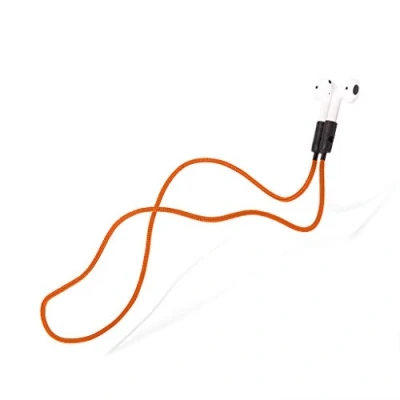 Bild av KNOK Fästband kompatibelt med AirPods 1, 2, Pro Apple Strap hållare band magnetisk i orange