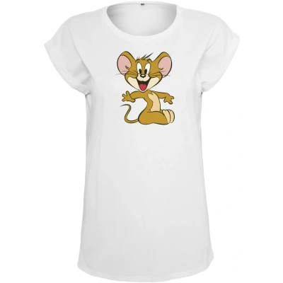 Bild av Merchcode TOM &amp; Jerry Tshirt med print, Storlek: Medium, White