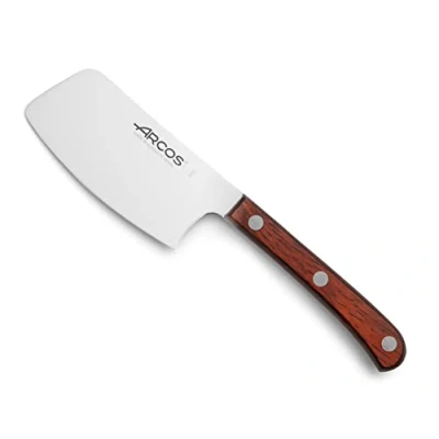 Bild av Arcos biffkniv/bordskniv 10 cm nitrum rostfritt stål och 90 mm blad, biffkniv för att skära filéer grillat kött, handtagspaket träbrun serie MESA, färg brun