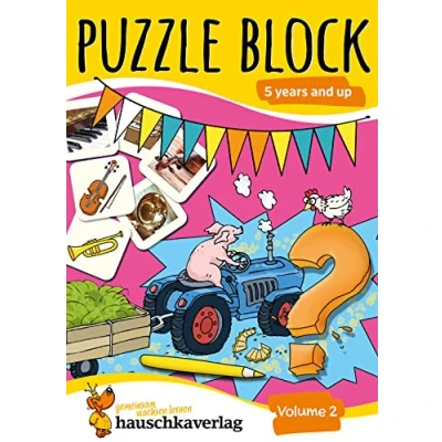 Bild av Puzzle block 5 years and up, Volume 2: Activity Books: 740