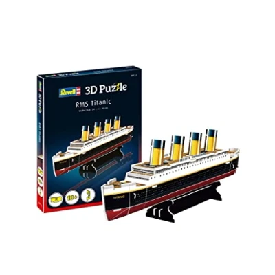 Bild av Revell 3D Puzzle 112 Rms Titanic, Världens Mest Kända Fartyg Tillbehör