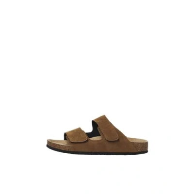 Bild av Jack &amp; Jones Jfwcentral Strap Tofflor inneskor, Storlek: 41, Java Polyester