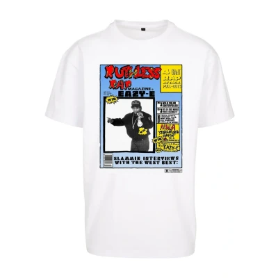 Bild av Mister Tee EAZY E RAP Magazine Tshirt med print, Storlek: Large, White