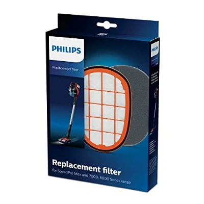 Bild av Philips Utbytessats FC5005/01 1x Inläggsfilter med ram Tvättbart motorfilter skumfilter för hög prestanda under lång tid Kompatibel SpeedPro Max, serie 7000 och 8000