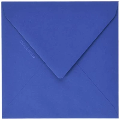 Bild av Clairefontaine Ref 5648C pollenkuvert (paket med 20) 140 x mm storlek, 120 gsm papper, gummerad tätning, bläckstråleskrivare och laserskrivare, syrafri nattblå