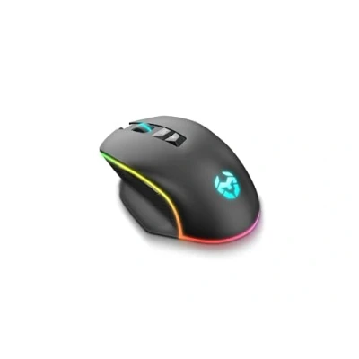Bild av Krom Keos NXKROMKEOS Optisk sensor med hög precision, 6400 DPI, RGB regnbåge, 7 programmerbara knappar, svart färg