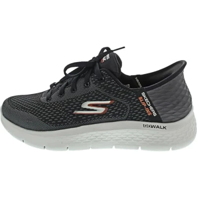 Bild av Skechers herr Go Walk Flex New World Sneaker, Bkor svart orange, 41 EU