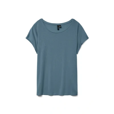 Bild av Vero Moda Vmava Plain NOOS Tshirt bas, Storlek: XS, Stormy weather