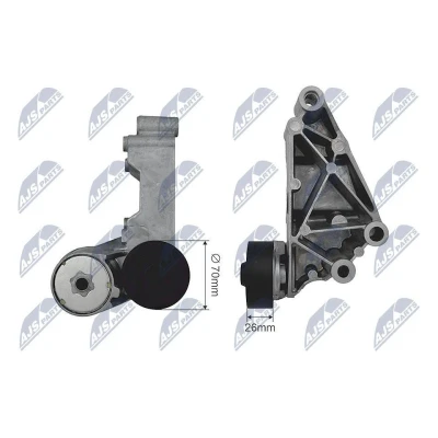 Bild av NTY RNK FR 033 Poulie Tendeur FORD: Focus Mk1 3/5 portes, Transit Connect Van, Break, SAAB: 9 5 Berline
