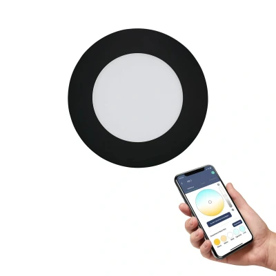 Bild av EGLO connect Fueva Z infälld armatur 12cm, svart