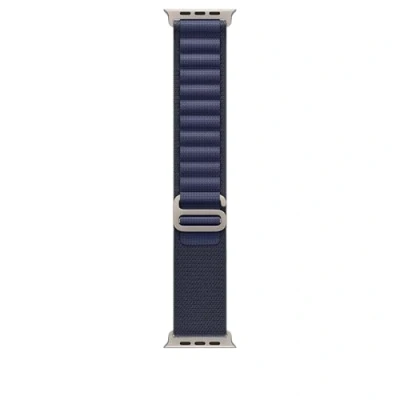 Bild av Apple 49mm Navy Alpine Loop  Medium Titanium Finish