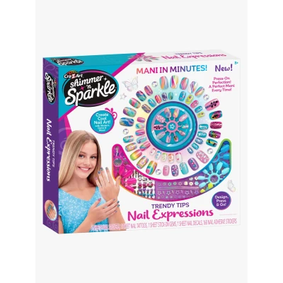 Bild av Shimmer n&#039; Sparkle Trendy tips Nagelset Expressions