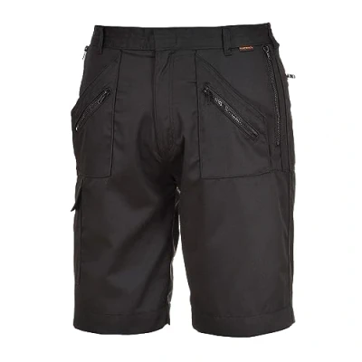 Bild av Portwest S889 Elastiska Arbetskläder Säkerhetsshorts Svart, 4XL