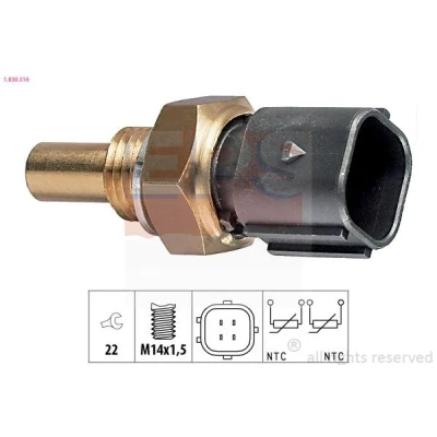 Bild av Kylvätsketemperatur sensor, mercedes benz,vw, 011 542 51 17, 2D0 919 369, A011 17
