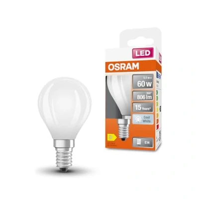 Bild av OSRAM LED kronmatta 806lm 5,5W/840 (60W) E14