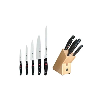 Bild av Zwilling TWIN POLLUX 30786 600 Knivset med Knivblock, Rostfritt Stål, Flerfärgad, Paket 5