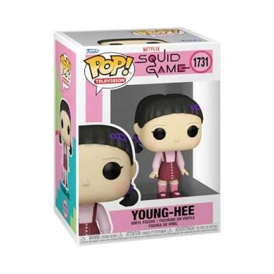 Bild av Funko POP! TV: Squid Game S3 Young Hee bläckfiskens spel samlarfigur i vinyl presentidé officiell merchandising leksaker för barn och vuxna TV fans