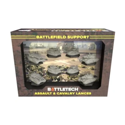 Bild av Catalyst Game Labs BattleTech Mercenaries Forcepack Battlefield Support &amp; Cavalry Lances Expansion Miniatyrspel Åldrar 14+, Grå