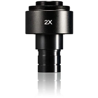 Bild av Bresser 5942080 mikroskop SLR kameraadapter 2X T2 23,2 mm för inspelning av en spegelreflex eller systemkamera på ett