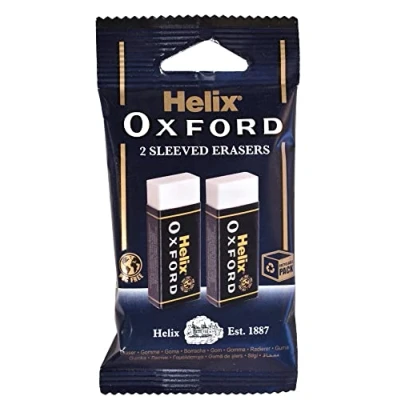 Bild av Helix Oxford dubbelpack radergummi, blå, Large