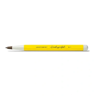 Bild av LEUCHTTURM1917 362452 roterande handtag nr 1, citron, kulspetspenna med kungsblått bläck