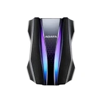 Bild av Adata HD770 Extern 6,35 cm HDD USB 3.2, 2 TB, svart, robust design, RGB belysning, IP68 vattentät och dammtät, stöt beständig