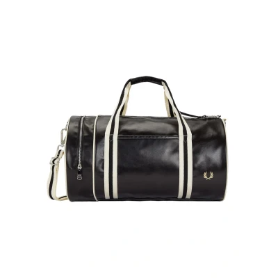 Bild av Fred Perry Barrel Resväska, Storlek: One Size, Black ecru