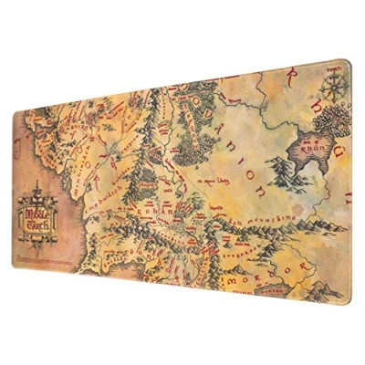 Bild av Grupo Erik Lord Of The Rings XXL Mouse Mat Desk Pad 31.5&quot; x 13.78&quot; Non Slip Rubber Base Pad, Gaming Keyboard Gifts