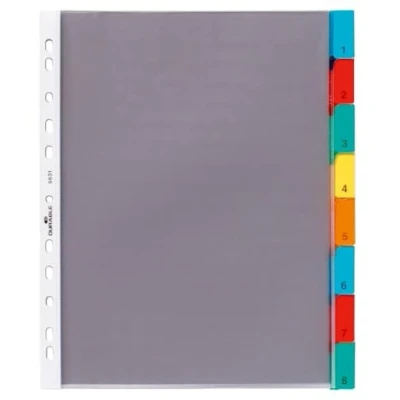 Bild av Durable 663119 Fickregister 1 8, transparent