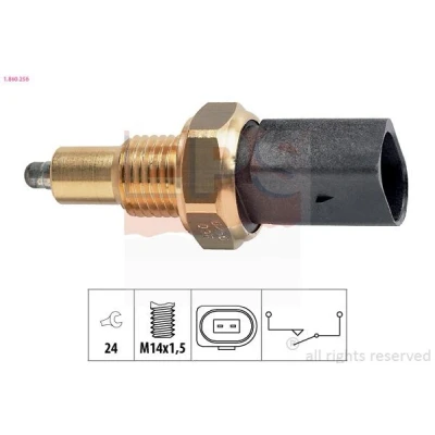 Bild av EPS 1.860.256 Interrupteur, feu marche arrière Made in Italy OE Equivalent AUDI: A8 D2, A4 B7 Avant, B6 Berline, VOLKSWAGEN: Passat B5 GP Berline