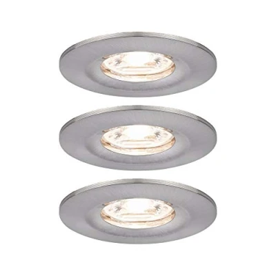 Bild av Paulmann Nova mini inbyggnadsspot 3 pack IP44 järn