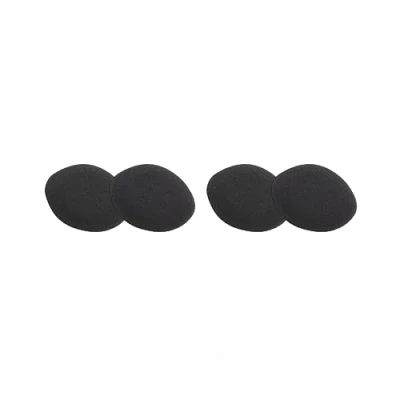 Bild av 2 set med st hörlurar ersättning svamp öronkudde in ear skum skydd dyna 40 mm, svart