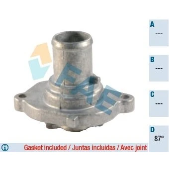 Bild av FAE 5344487 Thermostat d&#039;eau 87 avec joints FIAT: Punto II 3/5 portes, BRAVO 2, Stilo LANCIA: Ypsilon II, Musa, Y