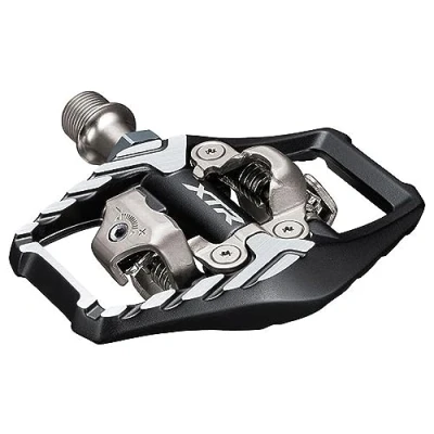 Bild av Shimano PD M9120, Bergscykel (MTB), Aluminium, Sortera, Kromstål 4140 (CrMo), Klemløse pedaler, 2 st