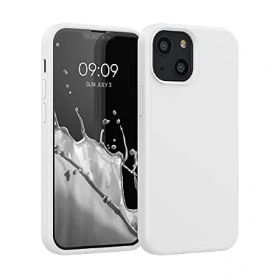 Bild av kwmobile Fodral kompatibelt med Apple iPhone 13 Mini mjukt skydd TPU silikon telefonfodral vit