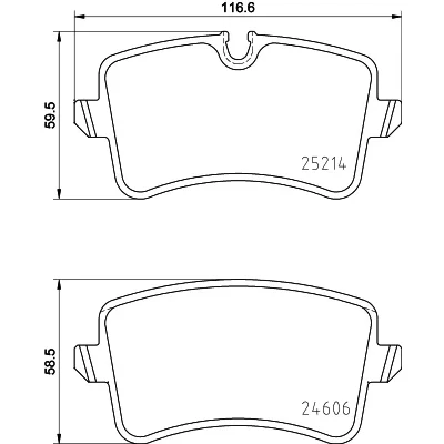 Bild av HELLA 8DB 355 016 011 Jeu de plaquettes frein contact signal d&#039;usure inclus AUDI: A8 D4
