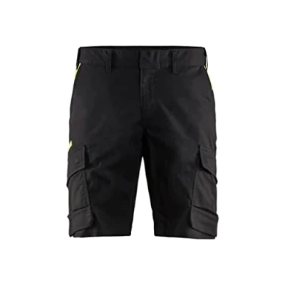 Bild av INDUSTRISHORTS 1446 1832 STRETCH SVART/VARSELGUL C54 Beijerbygg Byggmaterial