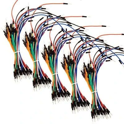 Bild av AZDelivery 5 x 65st. Jumper Wire Cable Jumpers kompatibel med Arduino och Raspberry Pi brödbräda