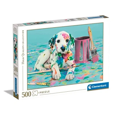 Bild av Clementoni 35150 Pussel High Quality Collection The Funny Dalmatian 500 Bitar, 14 99 år, för vuxna