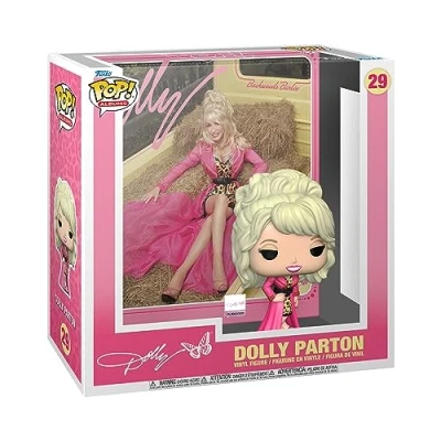Bild av Funko Pop! Albums: Dolly Parton Backwoods Barbie vinylsamlarfigur presentidé officiella varor leksaker för barn och vuxna modellfigur samlare display