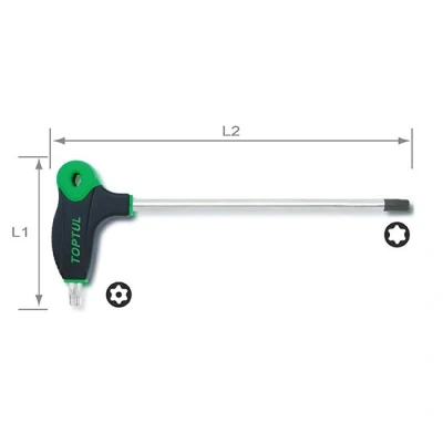 Bild av TOPTUL AIED1514 Tournevis coudé 140 T15