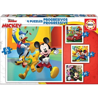 Bild av Educa 12 16 20 25 Progressiv Mickey &amp; Vänner