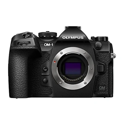 Bild av OM System 1 Micro Four Thirds kamera, svart, 20 MP BSI Stacked Live MOC sensor, 053 punkters korstyp AF och femaxlig stabilisering