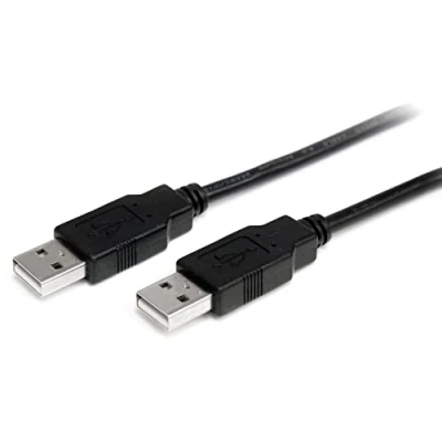 Bild av StarTech.com 1 m USB 2.0 A till kabel M/M aa en hane hankabel (USB2AA1M)