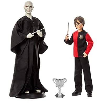 Bild av Harry Potter HCJ33 2 Pack Presentset med Voldemort docka och docka, 30 cm 26,5 cm, För 6 år uppåt