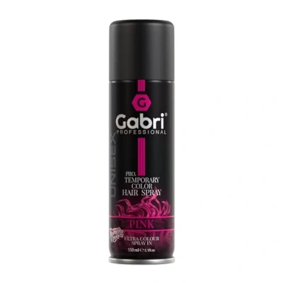 Bild av Gabri Color Spray 150 ml hårfärgsspray hårfärg för sprayning Pro Temporary Hair Colour (rosa, (1 pack)