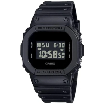 Bild av [CASIO] Montre numérique pour homme G SHOCK ORIGIN Solid Colors CASIO entièrement noire DW 5600UBB 1 Modèle outre mer