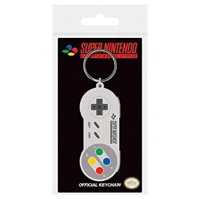 Bild av Nintendo Snes Controller Rubber Keychains Portachiavi Di Gomma