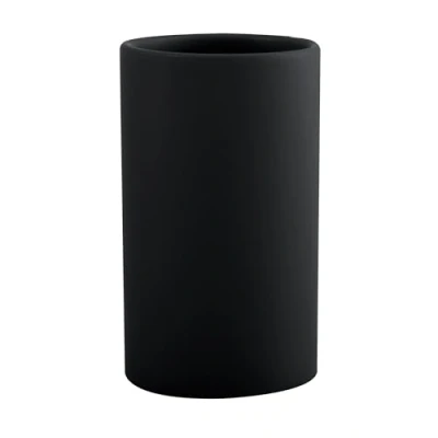 Bild av Spirella Tandborstkopp tandborsthållare keramiskt rör 7 x 11,5 cm svart matt